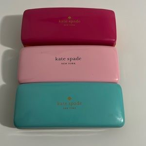 3 Kate spade glasses cases